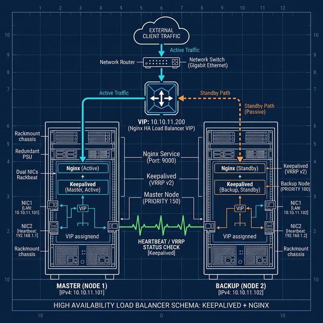 高可用负载均衡原理蓝图